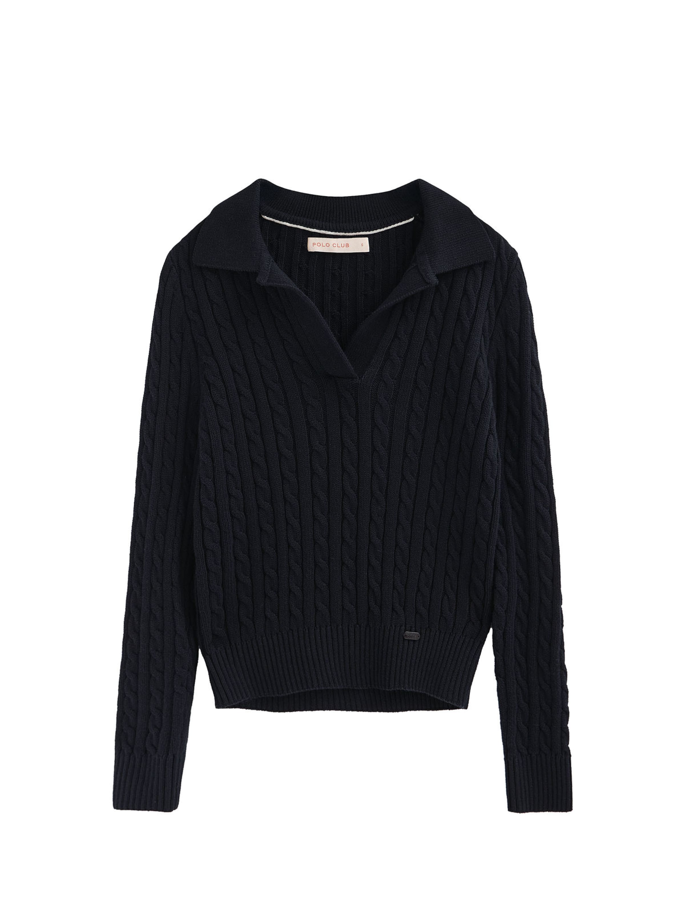 Polo Club Pullover in Blau: Vorderseite