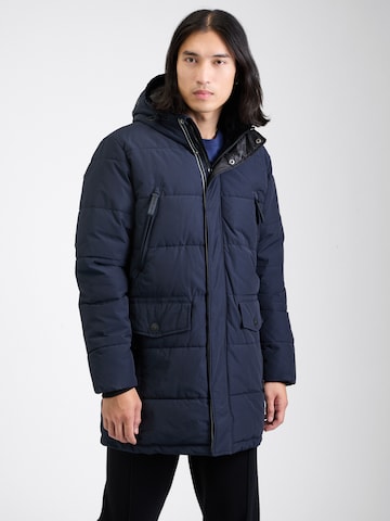 Veste d’hiver CAMP DAVID en bleu : devant