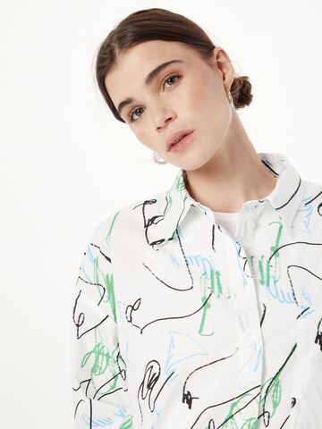 Monki Blouse in White