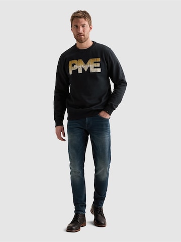 PME Legend Sweatshirt 'Sweatshirt in 100% cotton with print' i blå