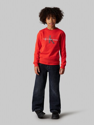 Calvin Klein Jeans Sweatshirt in Red