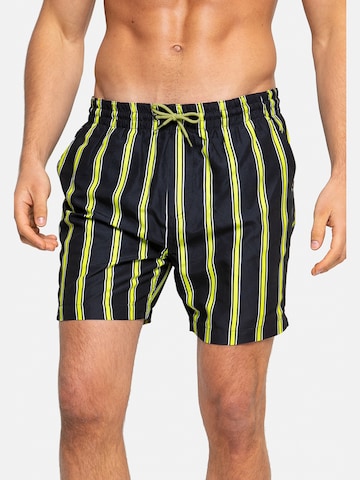 Threadbare Swimming shorts in Black: front