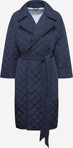 Tommy Hilfiger Curve Between-Seasons Coat 'Sorona' in Blue: front