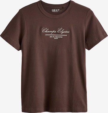Next Shirt in Brown: front