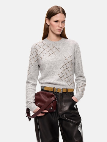 PINKO Sweter 'PINKO SALISBURGO MAGLIA HAIRY MIX STRETCH Maglieria' w kolorze szary