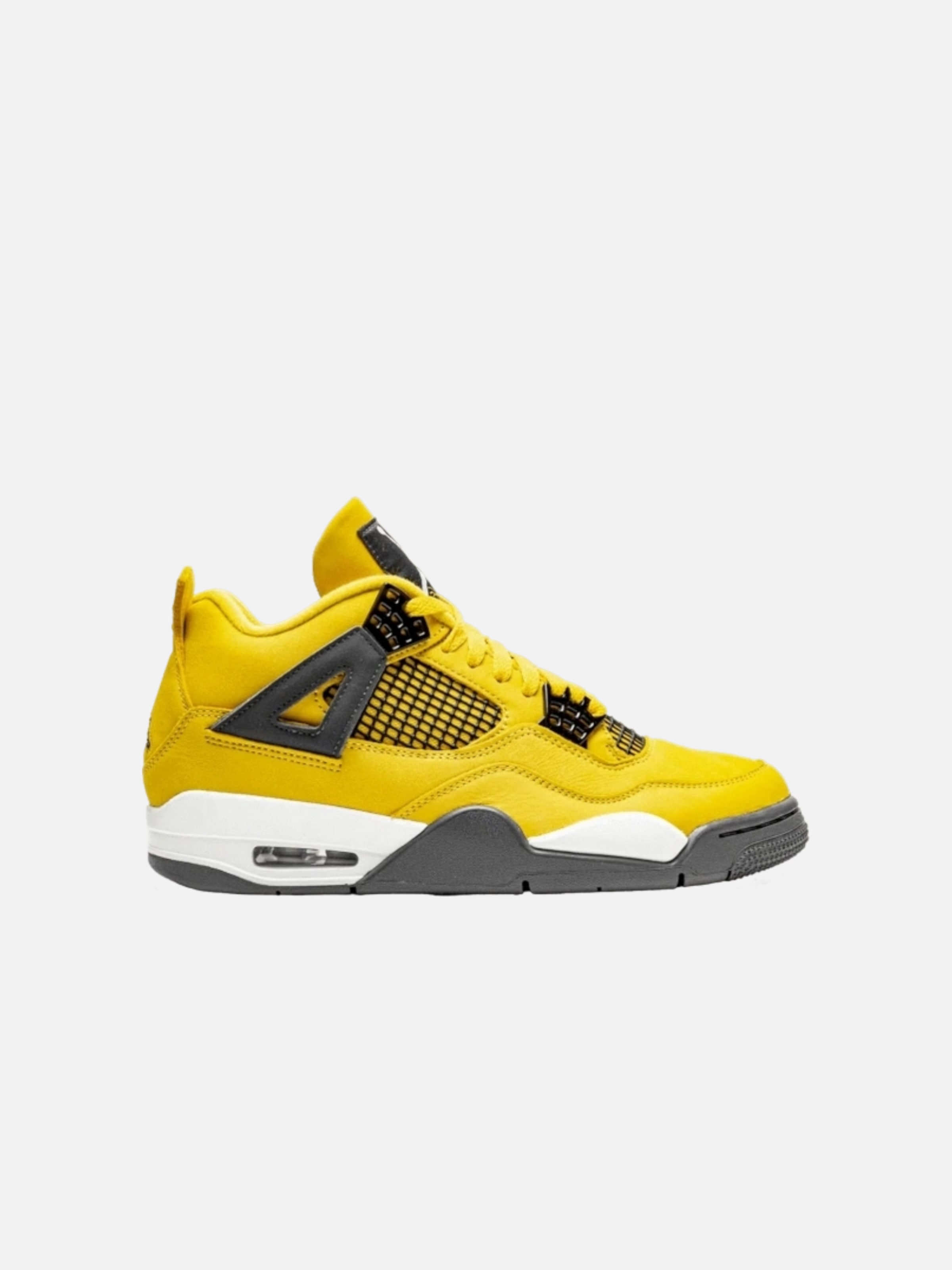 Baskets hautes 'Air Jordan 4 Retro Tour Yellow (Lightning)' Jordan en jaune : devant