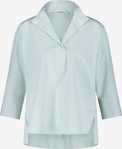 GERRY WEBER Bluse in grasgrün / weiß, Produktansicht
