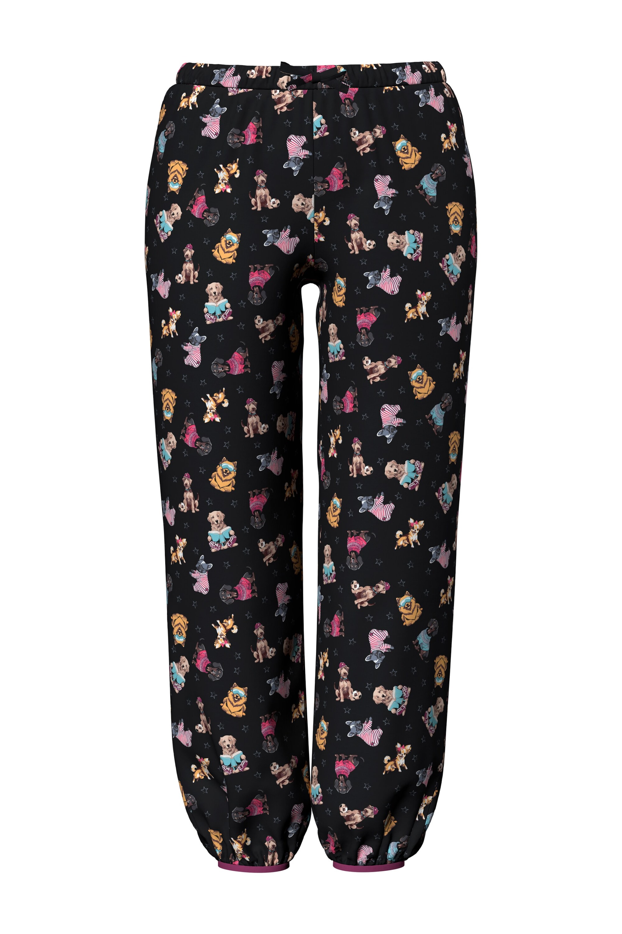 Ulla Popken Pyjama in Zwart