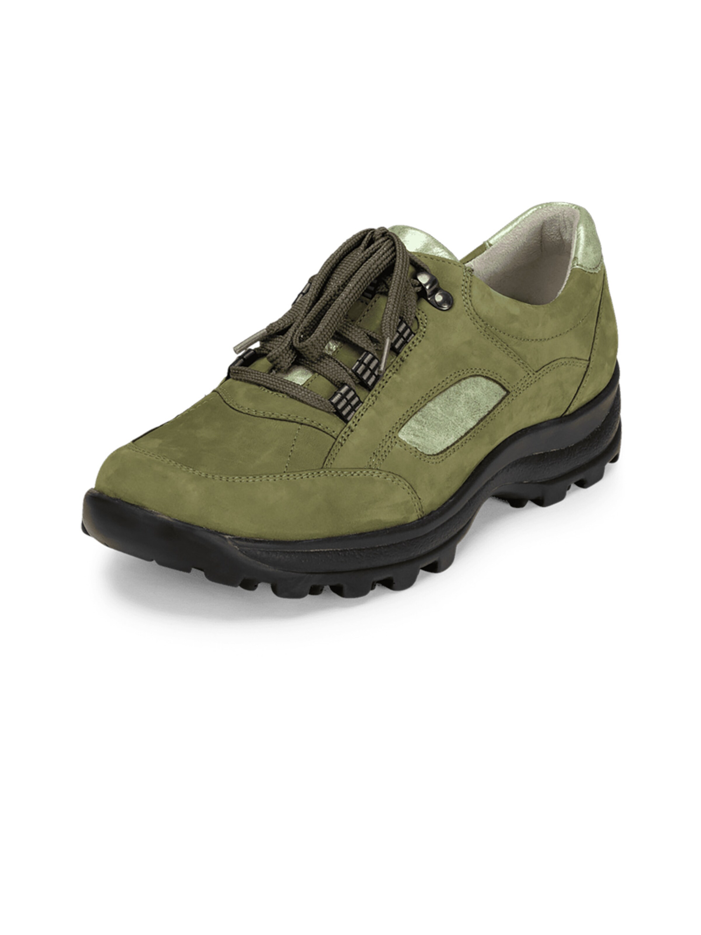 Scarpa bassa di VITAFORM in verde: frontale