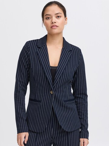 ICHI - Blazer ' IXKATE PINSTRIPED BL ' en azul