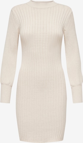 JDY Knitted dress 'Magda' in Beige: front