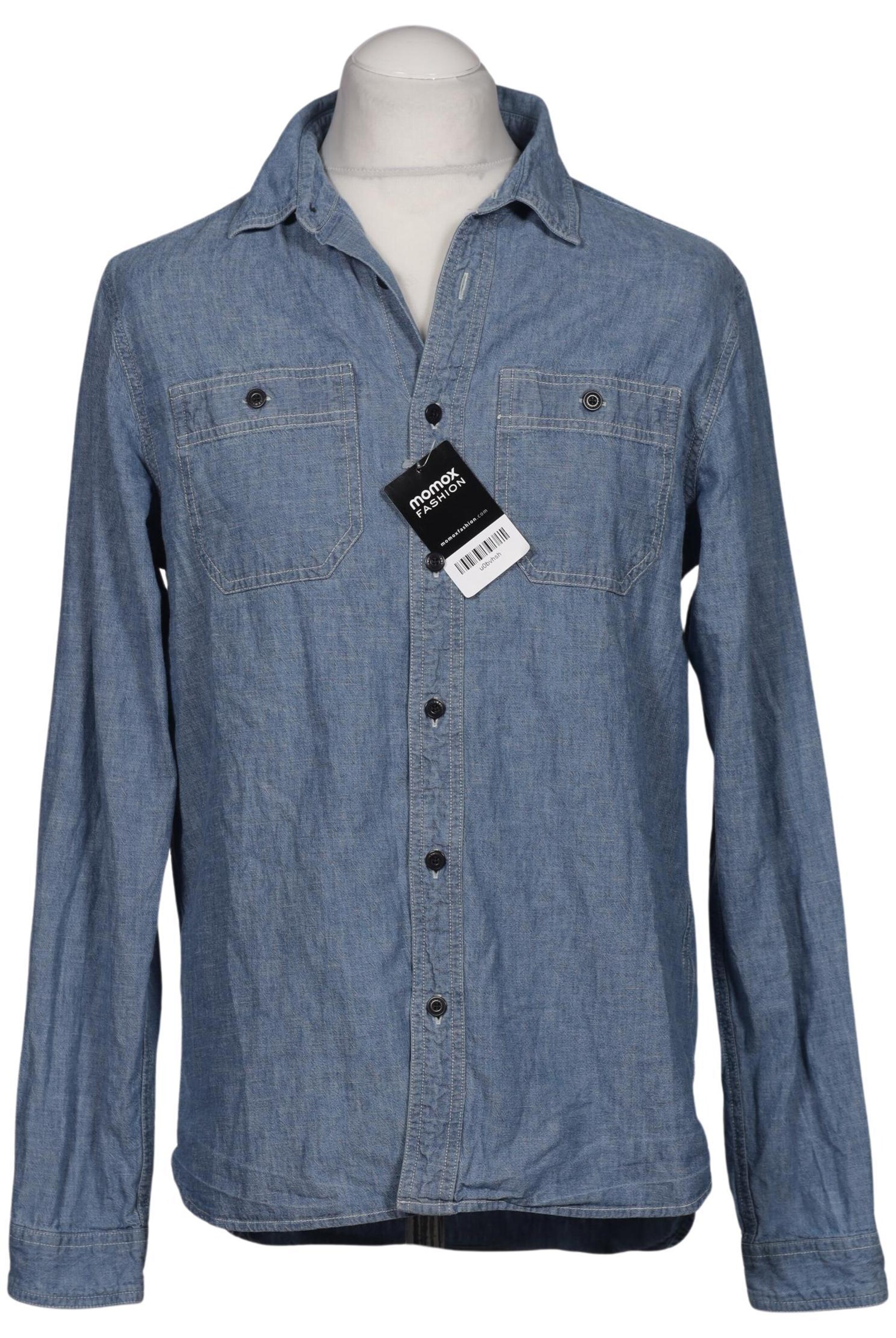 SCOTCH & SODA Button Up Shirt in L in Blue: front