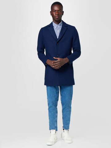 Matinique Between-seasons coat 'Trace' in Blue