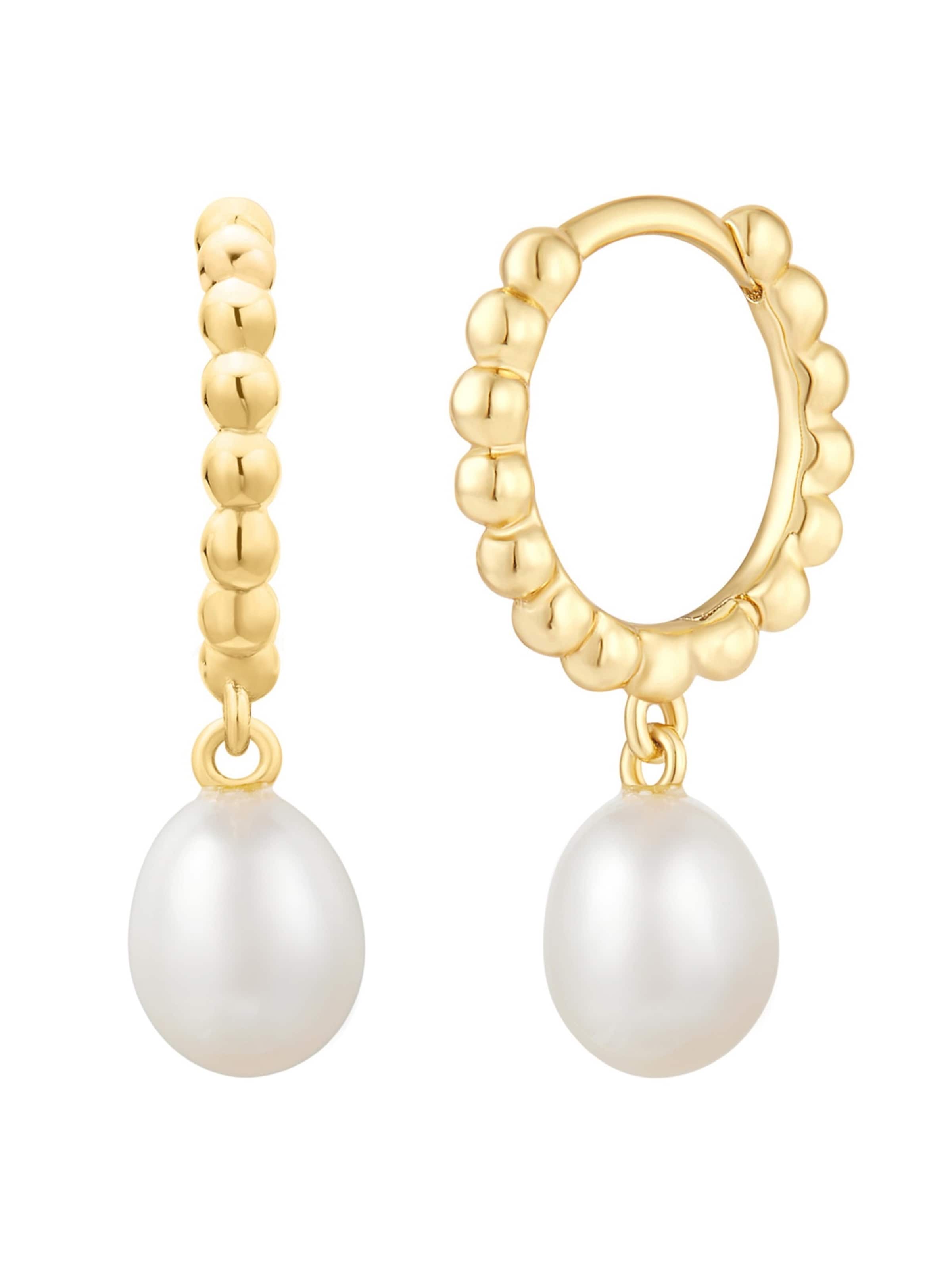 Boucles d'oreilles Glanzstücke München en or : devant