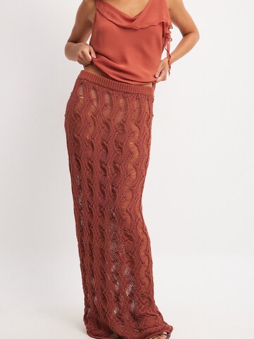 NA-KD Skirt in Brown: front