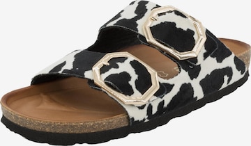 Zoccoletto 'Alba' di ROHDE in nero: frontale