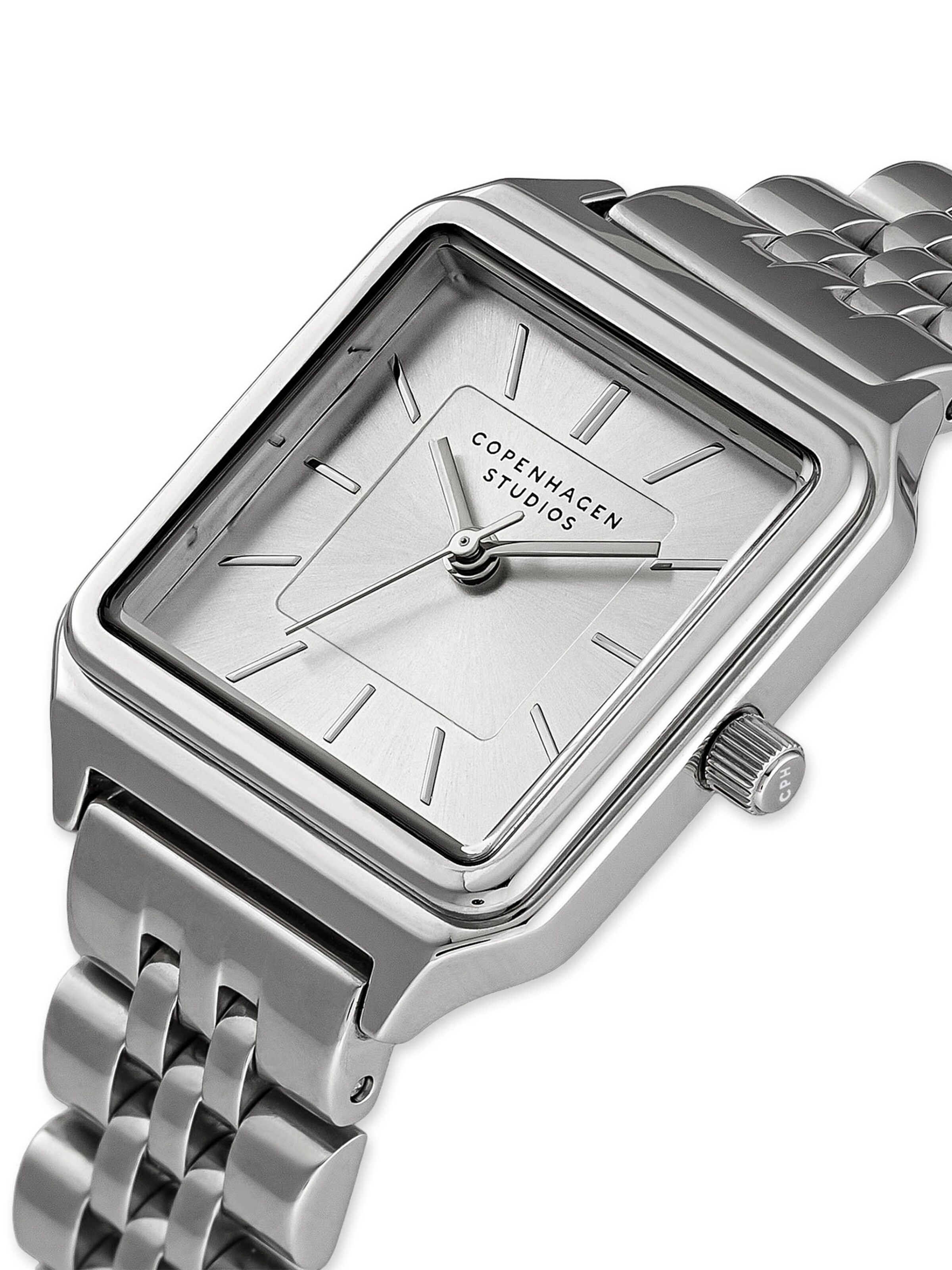 Montre à affichage analogique Copenhagen Studios en argent