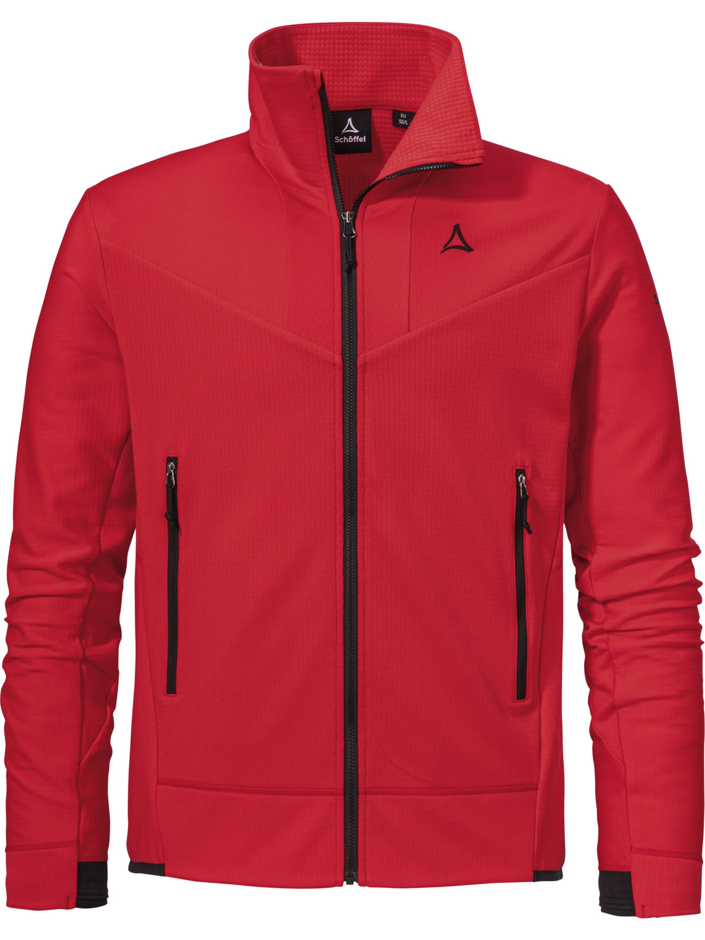 Schöffel Funktionsfleecejacke 'Blaueis' in Rot: Vorderseite