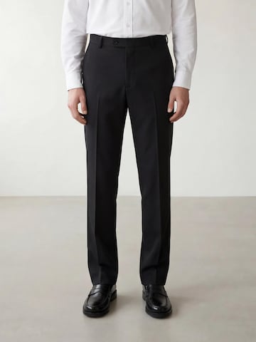 ARMIEregular Hlače 'The Anders Regular Fit Suit Pant' - crna boja