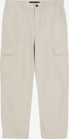 Bershka Loosefit Hose in Beige: predná strana