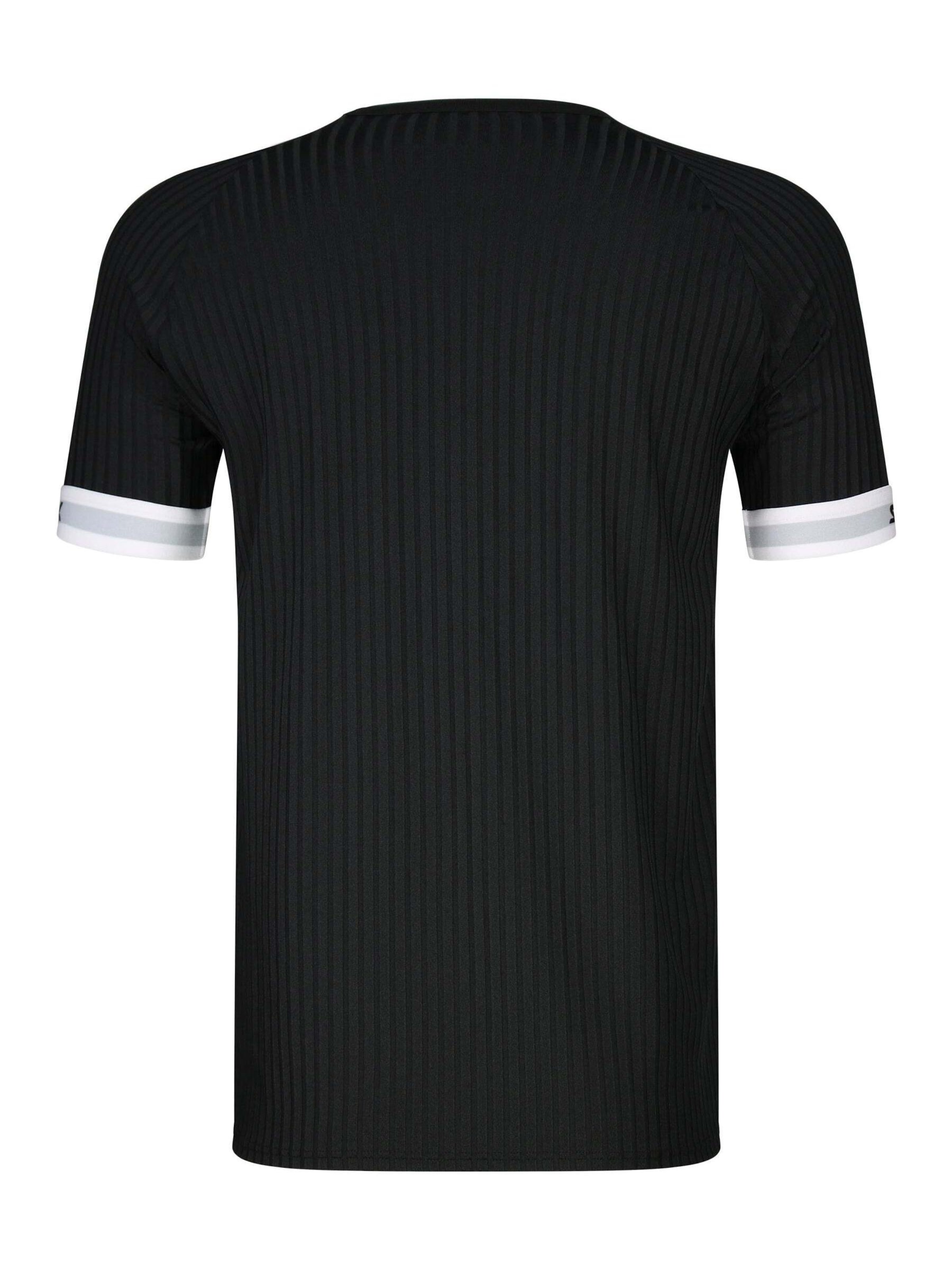 Maglietta 'Tech' di SikSilk in nero