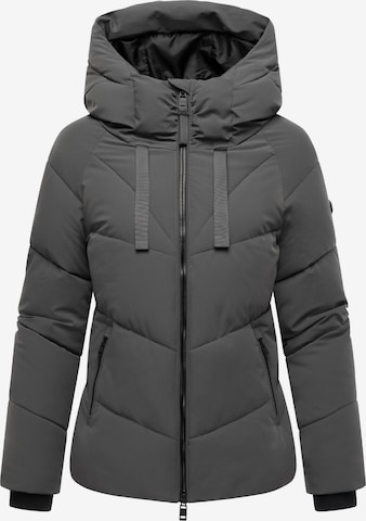 MARIKOO Зимно яке 'Kwamee 16' в сиво: отпред