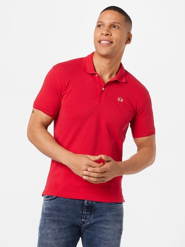 La Martina Shirt in Rood: voorkant