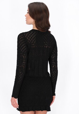 faina - Cárdigan en negro