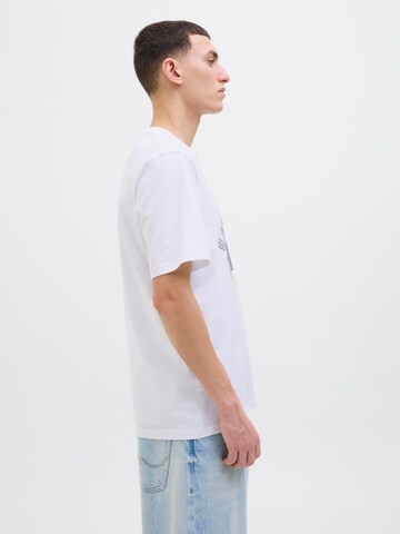 JACK & JONES Shirt 'JORALMERIA FRONT TEE' in Wit