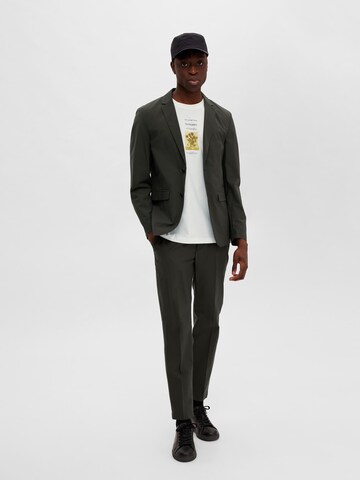 SELECTED HOMME Slim fit Colbert 'FREMONT' in Groen