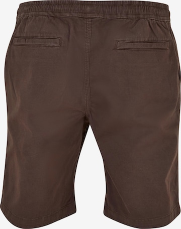 Urban Classics Regular Trousers in Brown