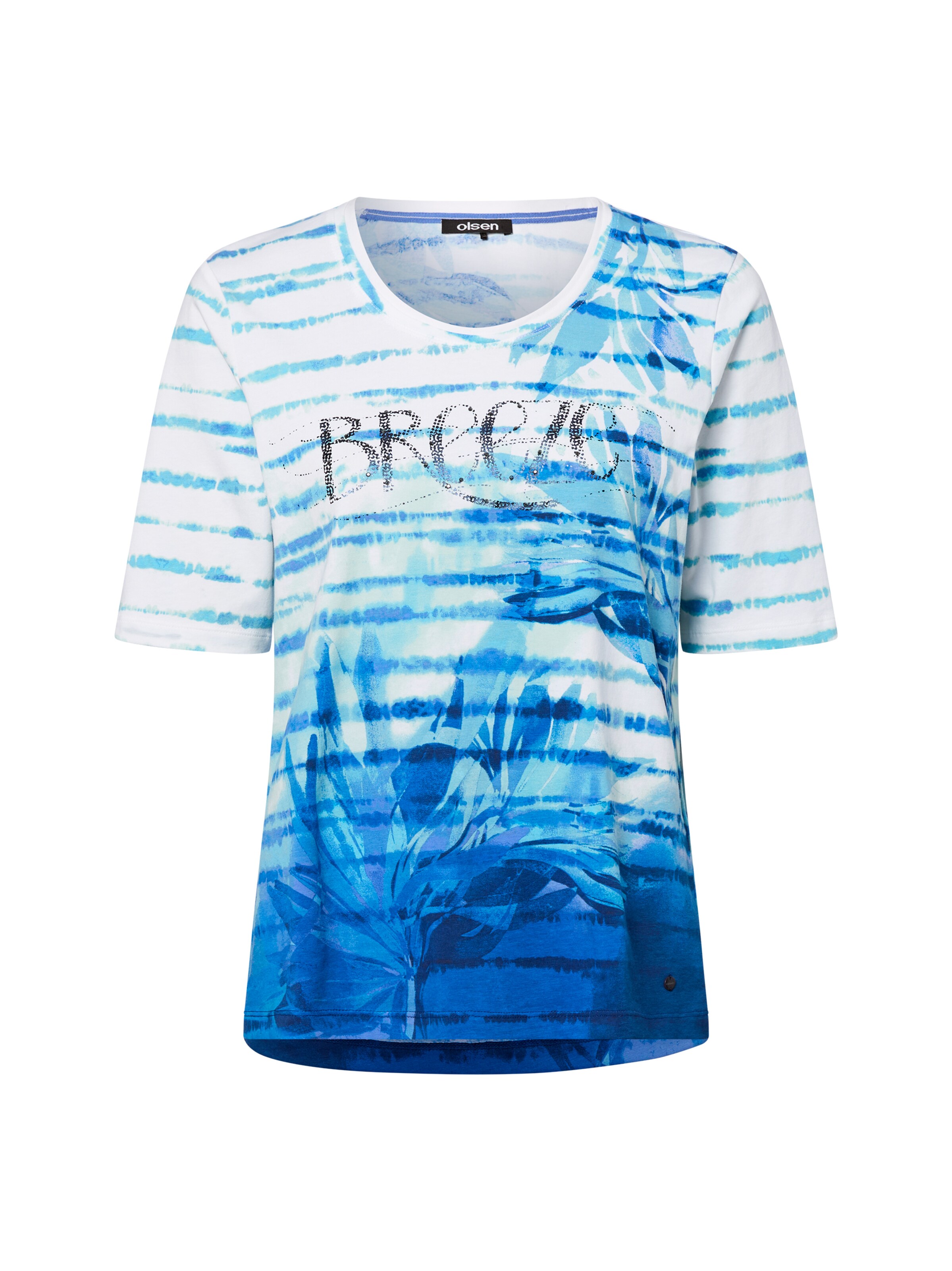 Olsen T-Shirt ' Hannah ' in Blau: Vorderseite