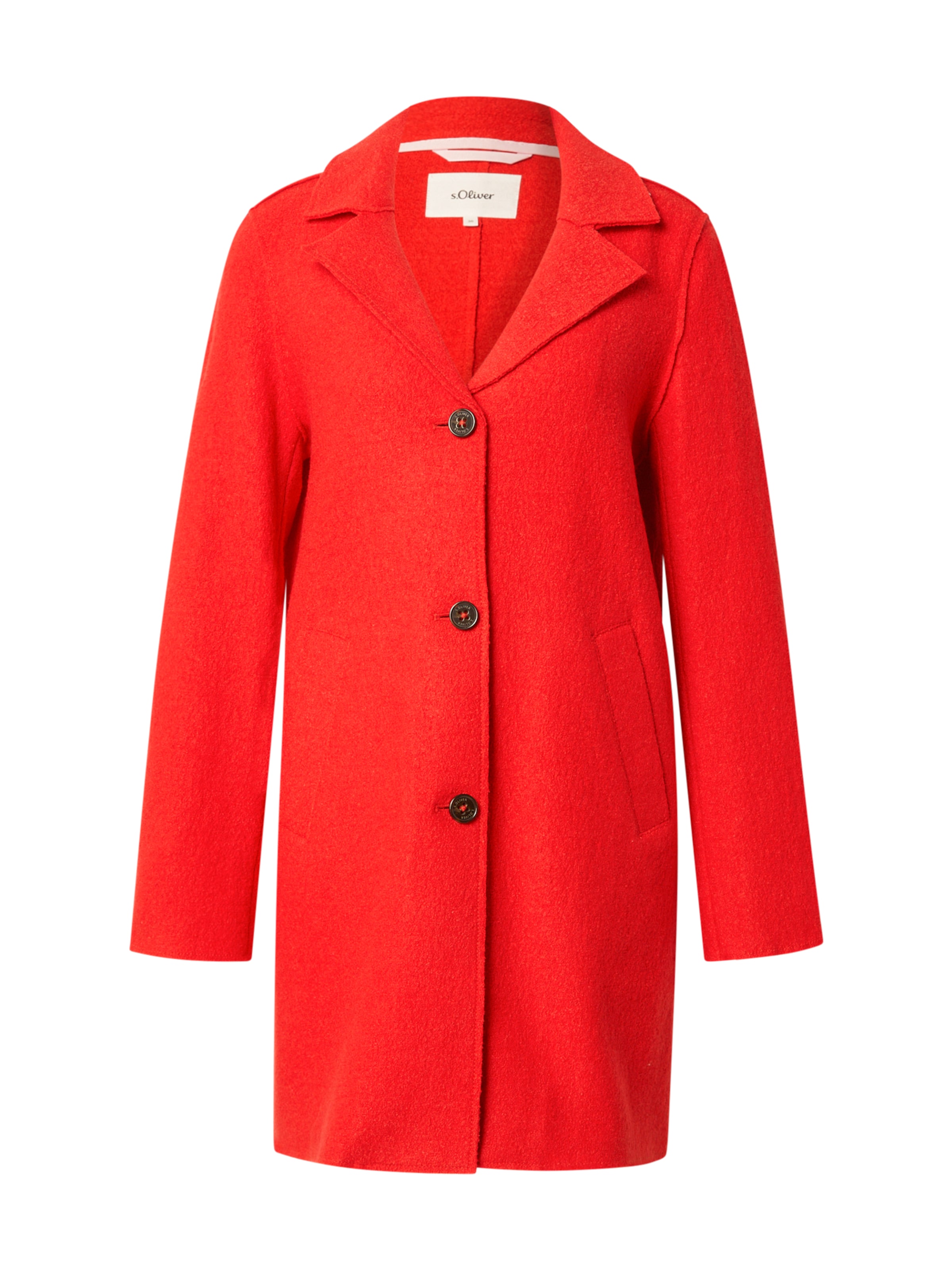 Manteau mi-saison s.Oliver en rouge : devant