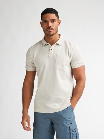Petrol Industries Poloshirt 'Pistón' in Beige: Vorderseite