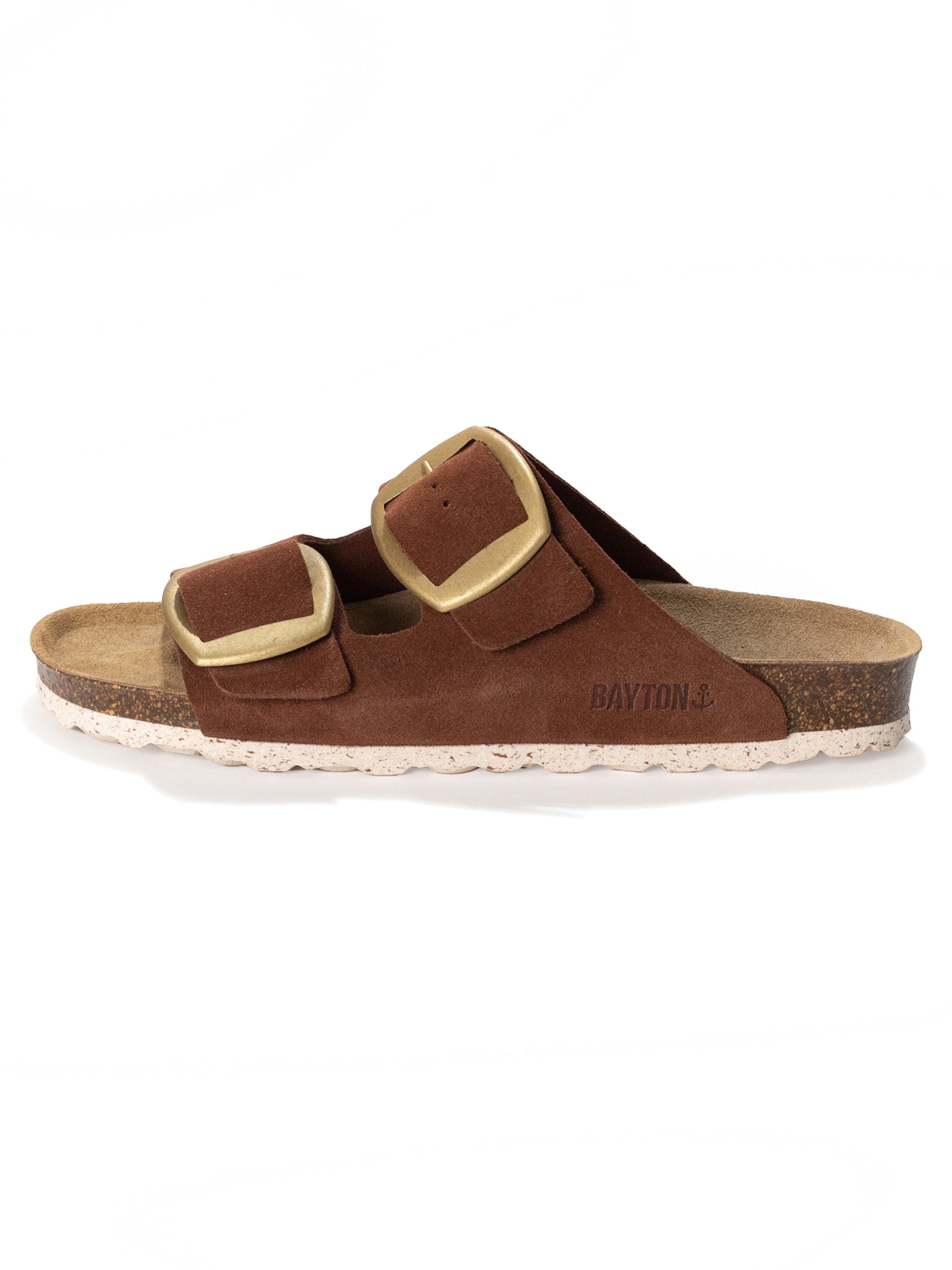 Zoccoletto 'Alicante' di Bayton in marrone: frontale