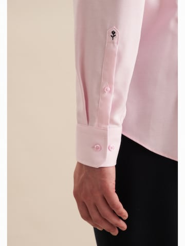 SEIDENSTICKER Slim fit Zakelijk overhemd in Roze