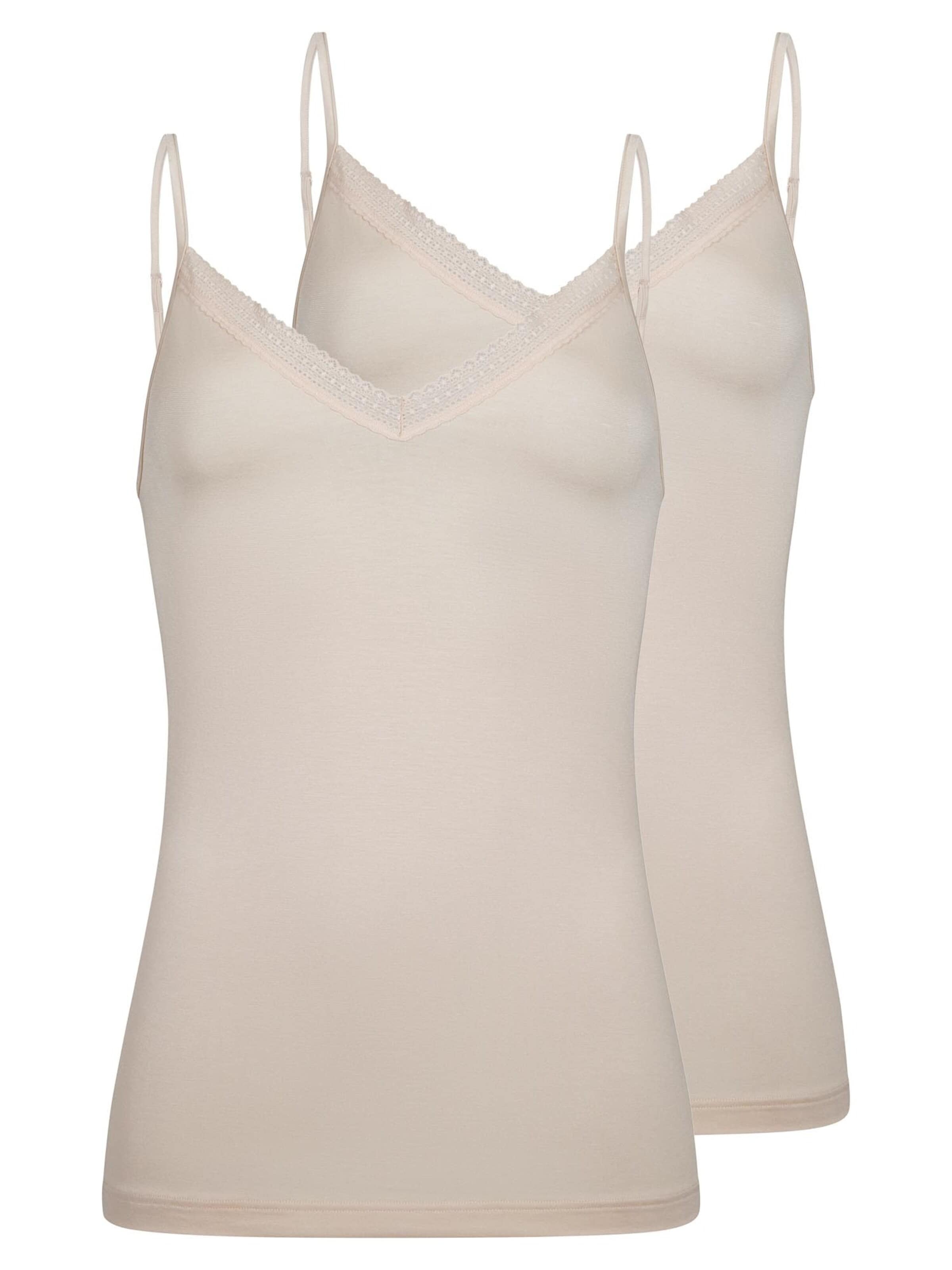 Mey Unterhemd 'Modal Lace'‌‌ in Beige: Vorderseite