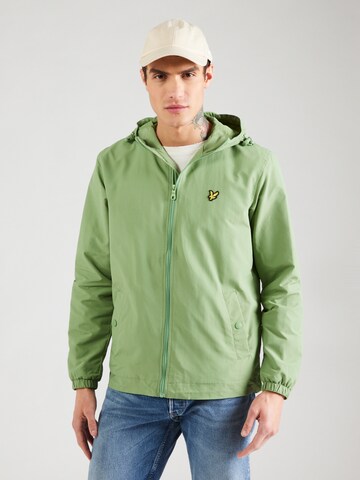 Giacca di mezza stagione di Lyle & Scott in verde: frontale