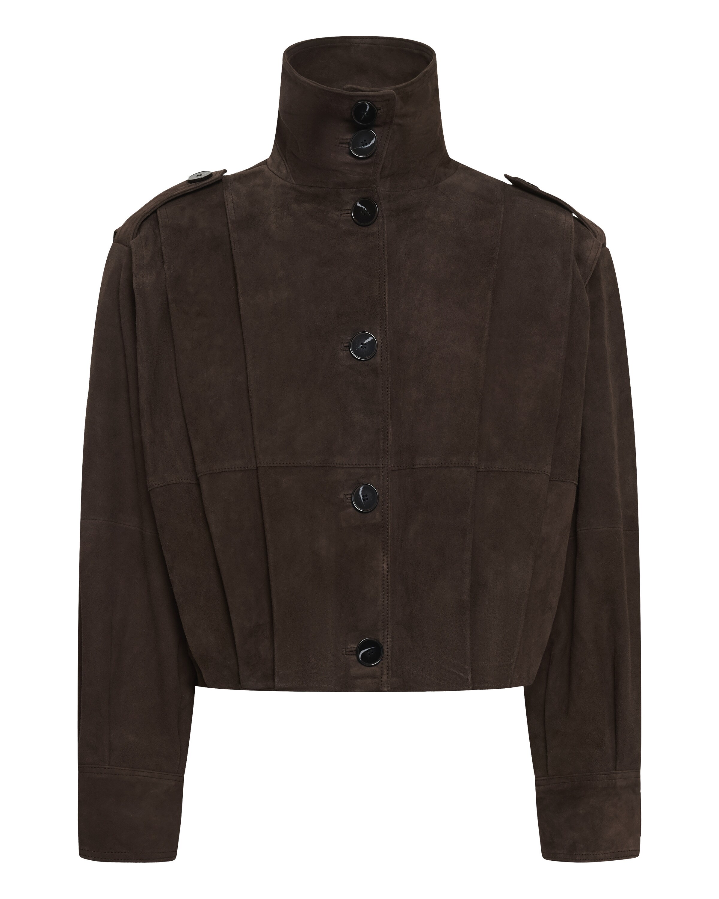 My Essential Wardrobe Between-season jacket 'Petra ' in Brown: front