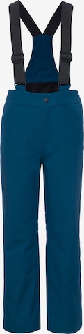 ZIENER Regular Outdoor Pants 'PABLO' in Blue: front