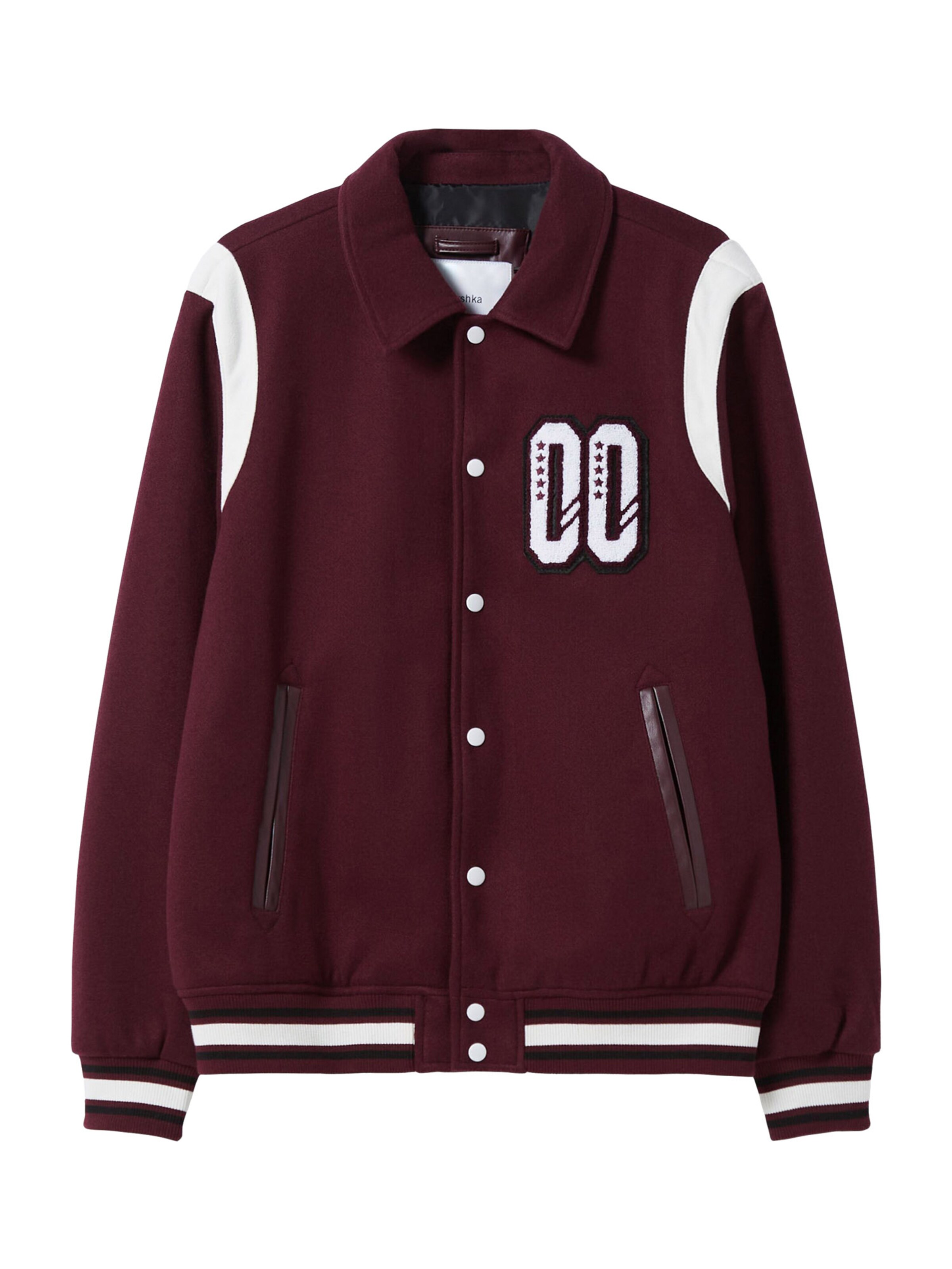 Bershka Between-season jacket in Red: front