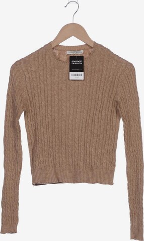 Pull&Bear Sweater & Cardigan in S in Brown: front