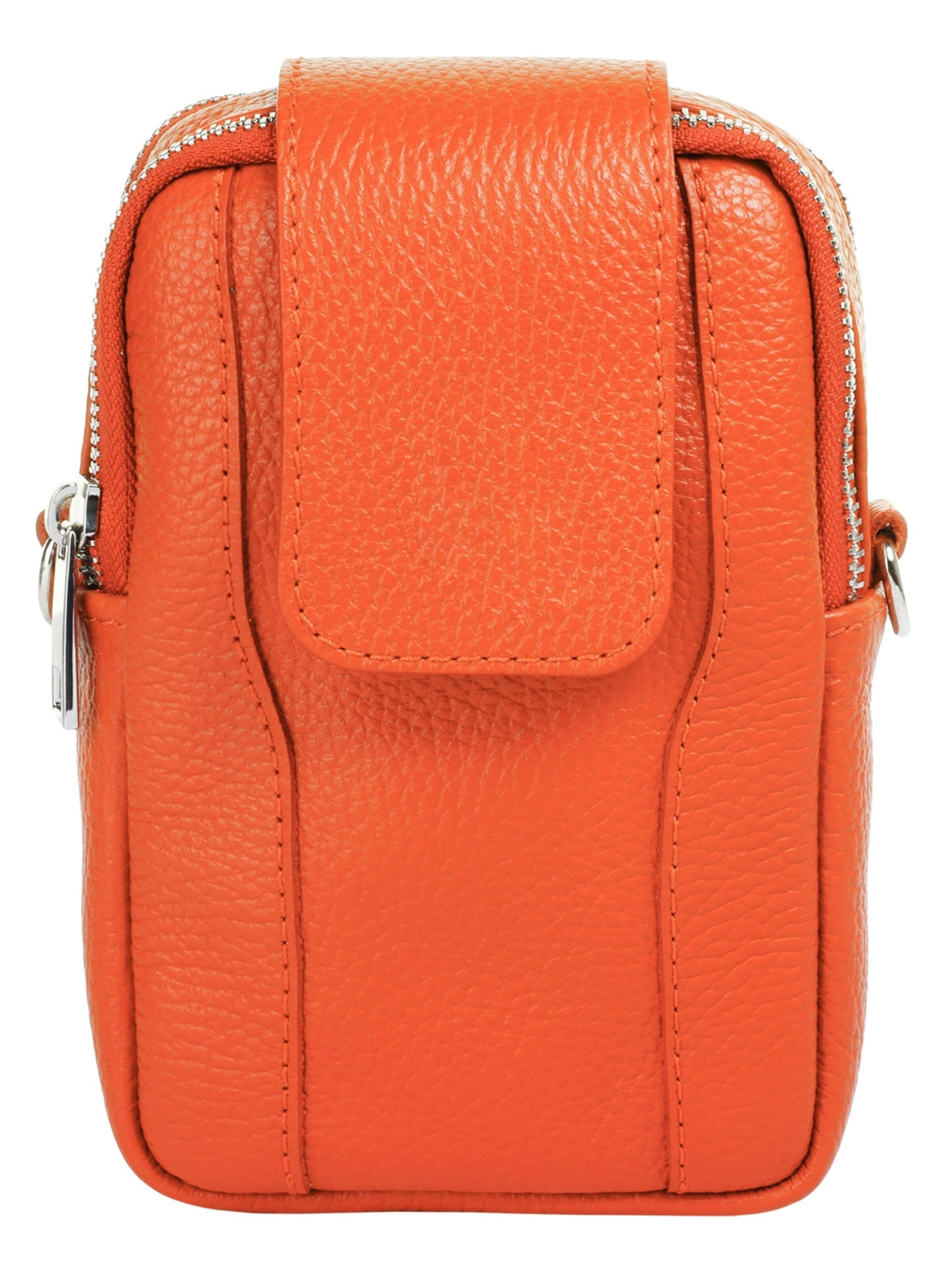 Samantha Look Crossbody Bag in Orange: front