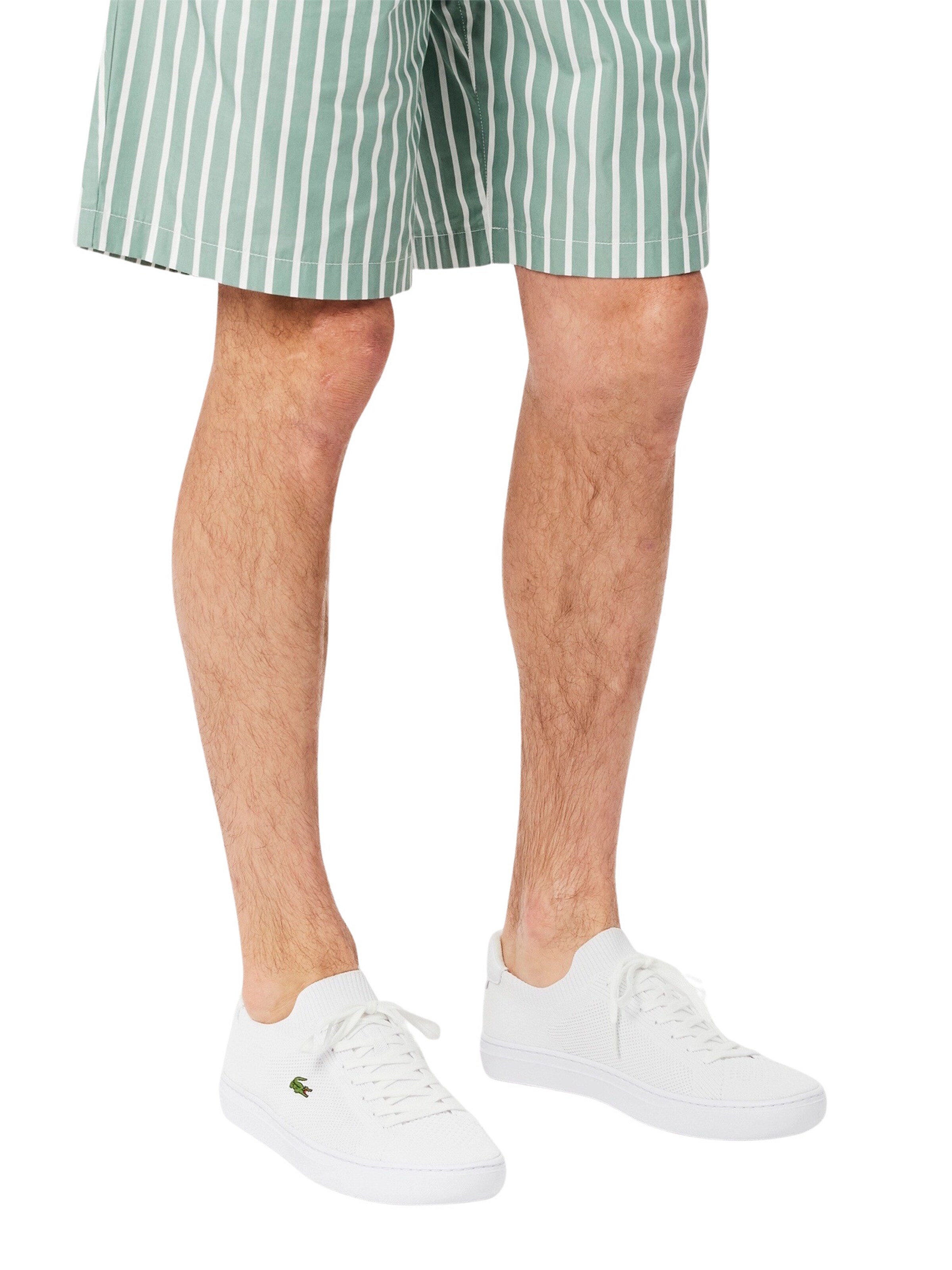 Baskets basses 'La Piquée 2.0' LACOSTE en blanc : devant