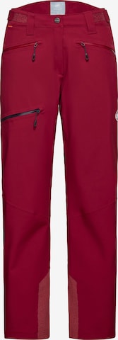 MAMMUT Outdoorhose in Rot: Vorderseite