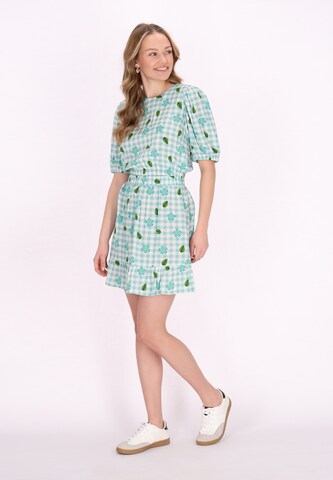 MYMO - Blusa 'Spring Summer' em azul