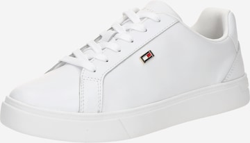 balts TOMMY HILFIGER Zemie brīvā laika apavi: no priekšpuses