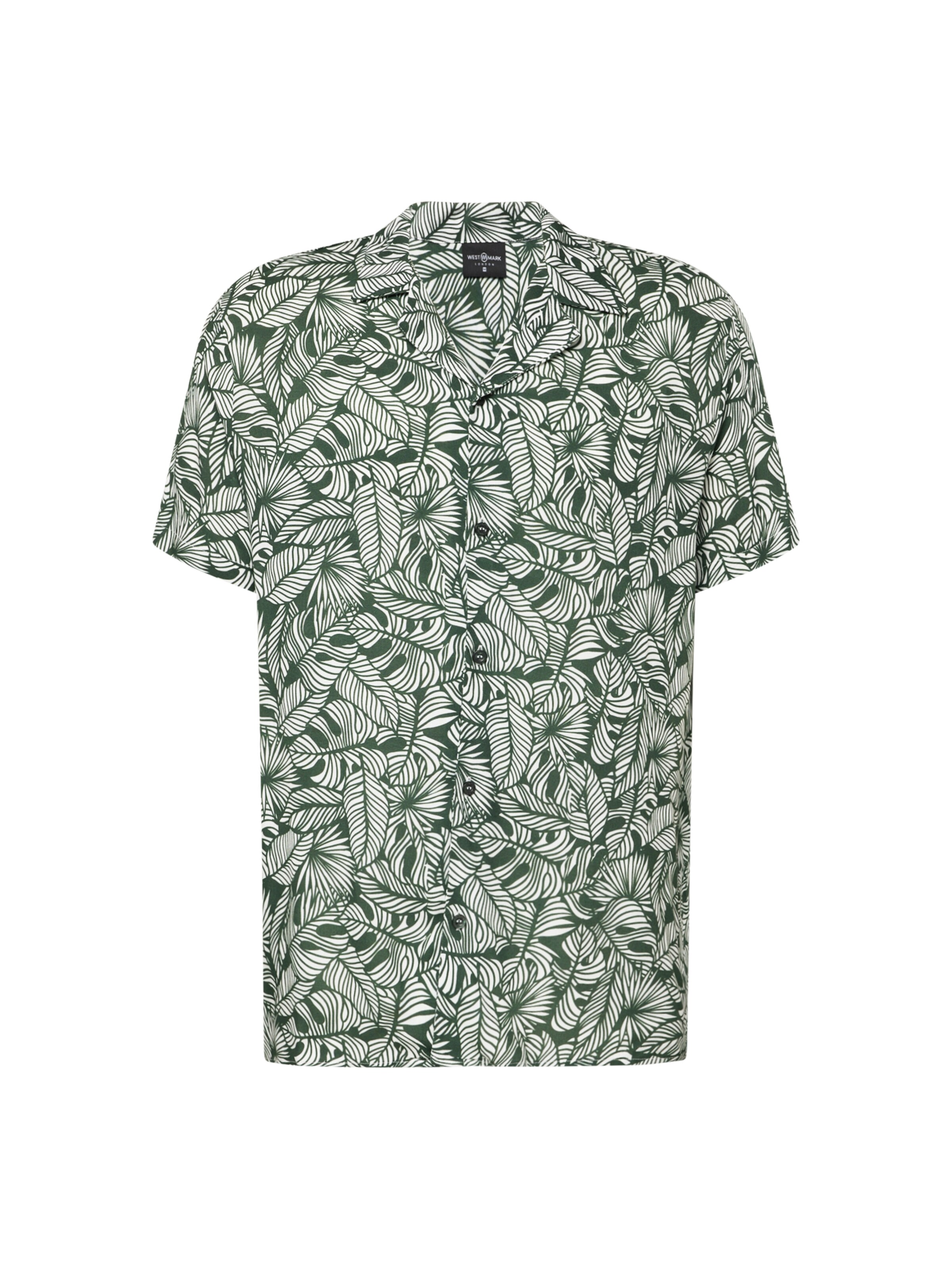 Chemise 'Hawaii' WESTMARK LONDON en vert : devant