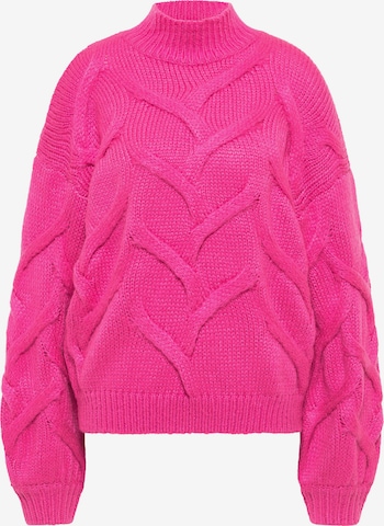 IZIA Sweater in Pink: front