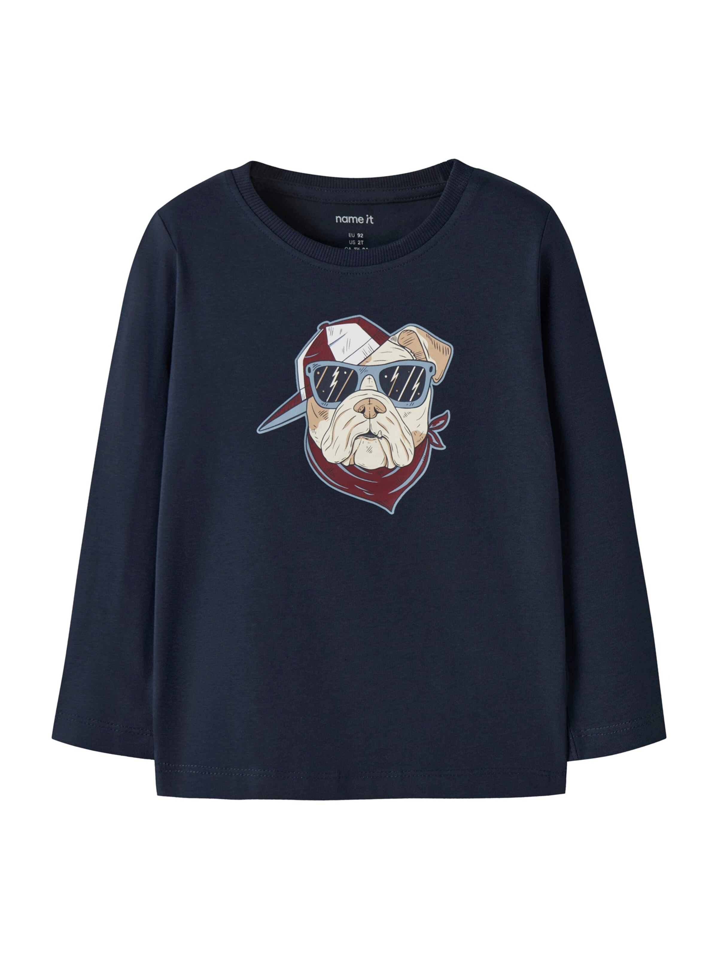 NAME IT Shirt 'NMMVUX' in Blau: Vorderseite